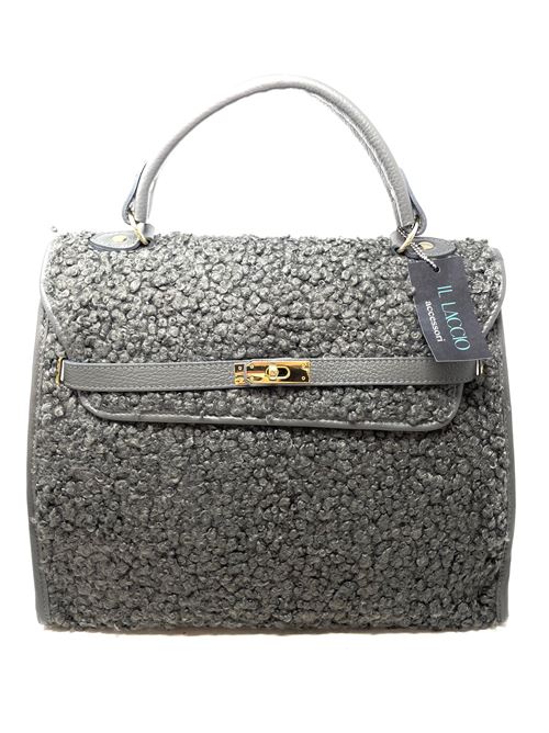 Borsa in lana riccia IL LACCIO | VP2363600TESSUTOGRIGIO